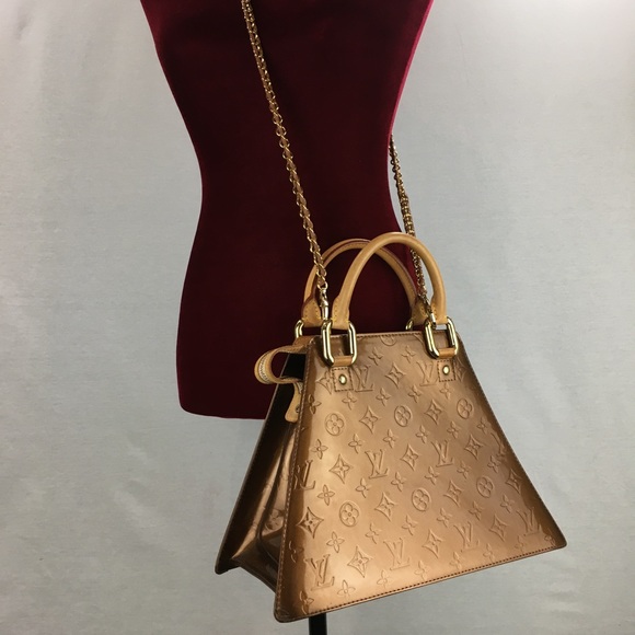 LOUIS VUITTON Vernis Forsyth Handbag added Chain - Picture 7 of 12